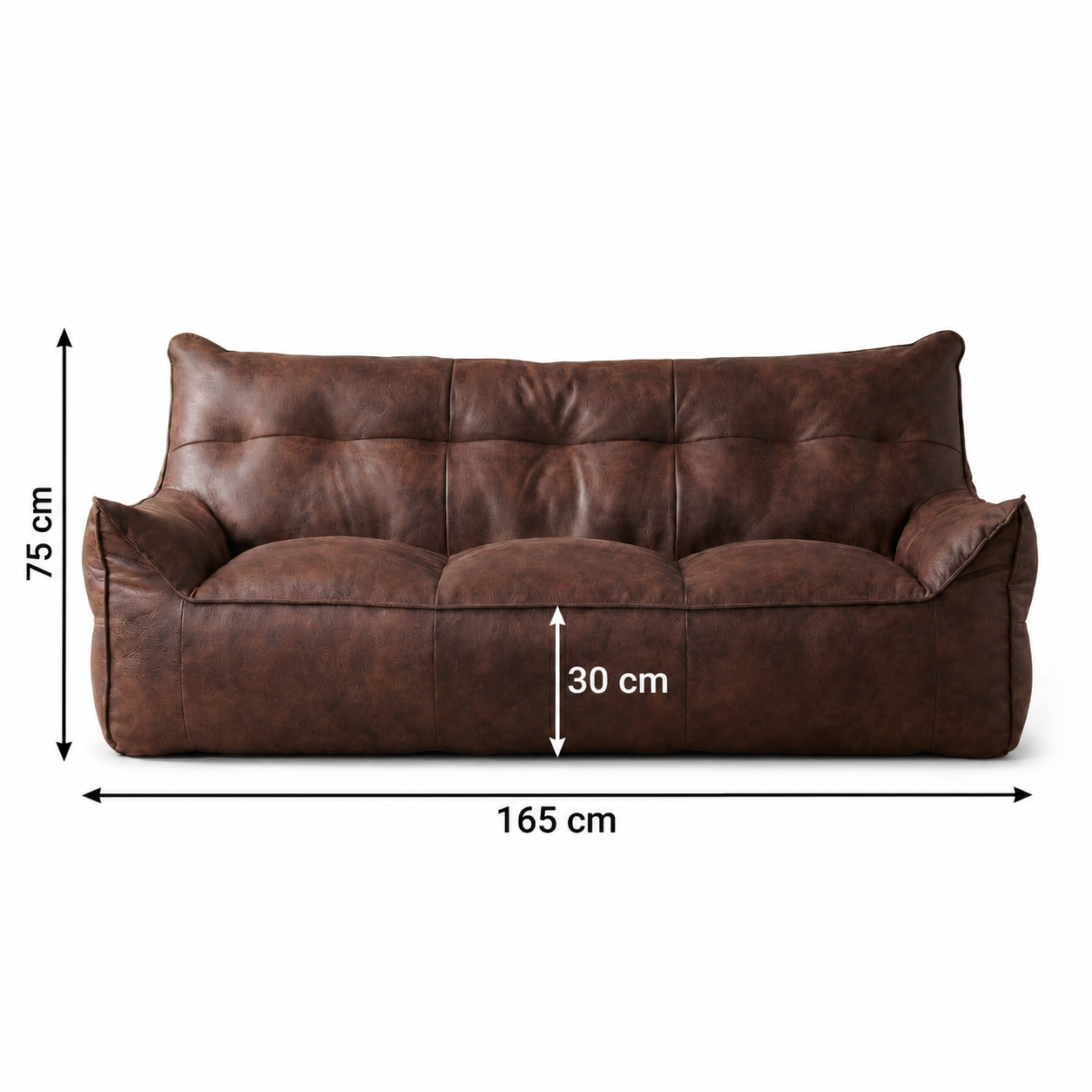 Pouf canapé au design contemporain