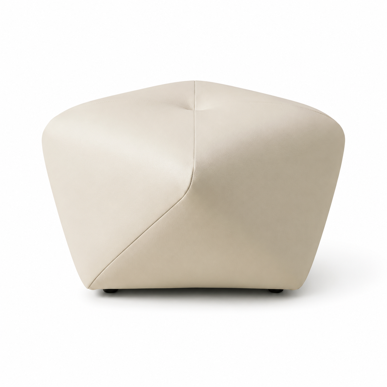 Pouf tabouret cuir