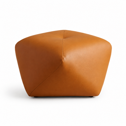 Pouf tabouret cuir
