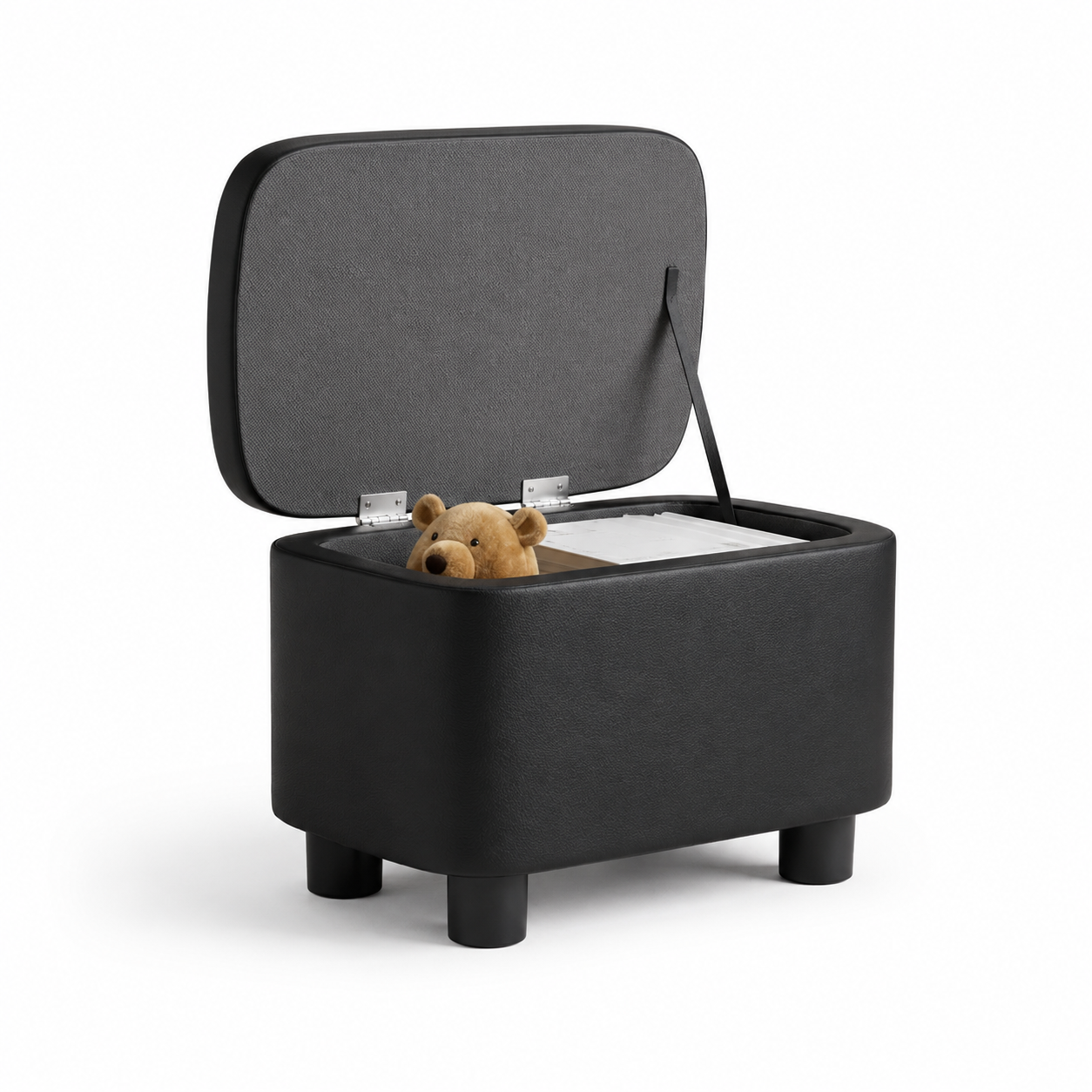 Coffre rangement pouf