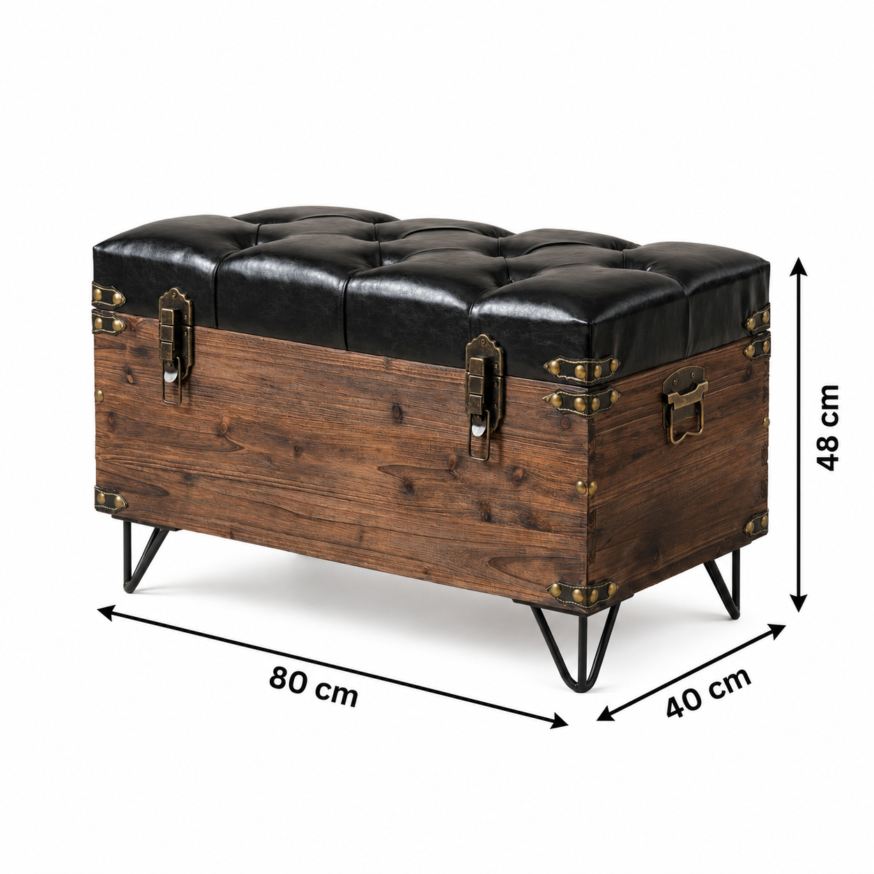Coffre pouf