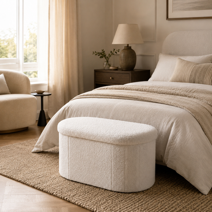 Coffre pouf de rangement