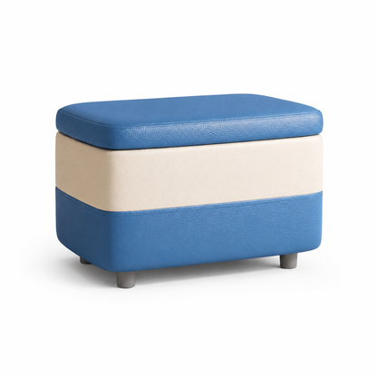 Coffre de rangement pouf