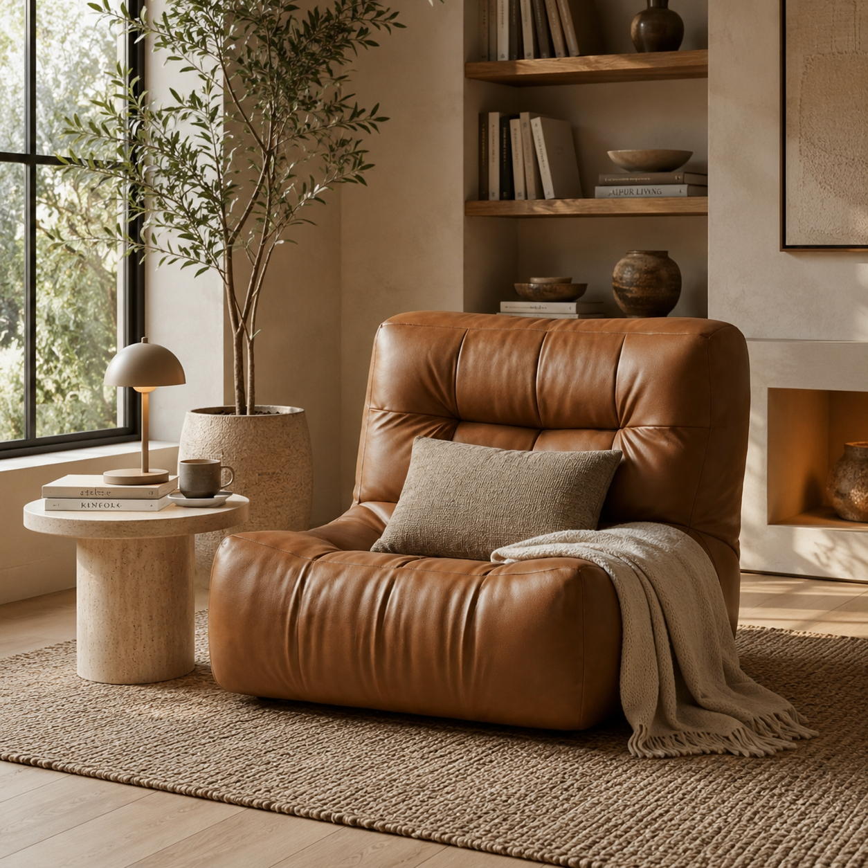 Pouf de salon