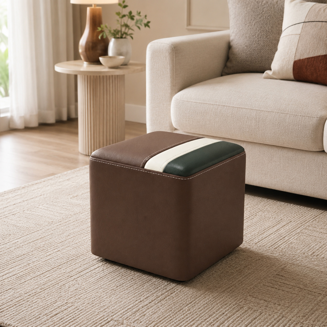 Pouf tabouret design