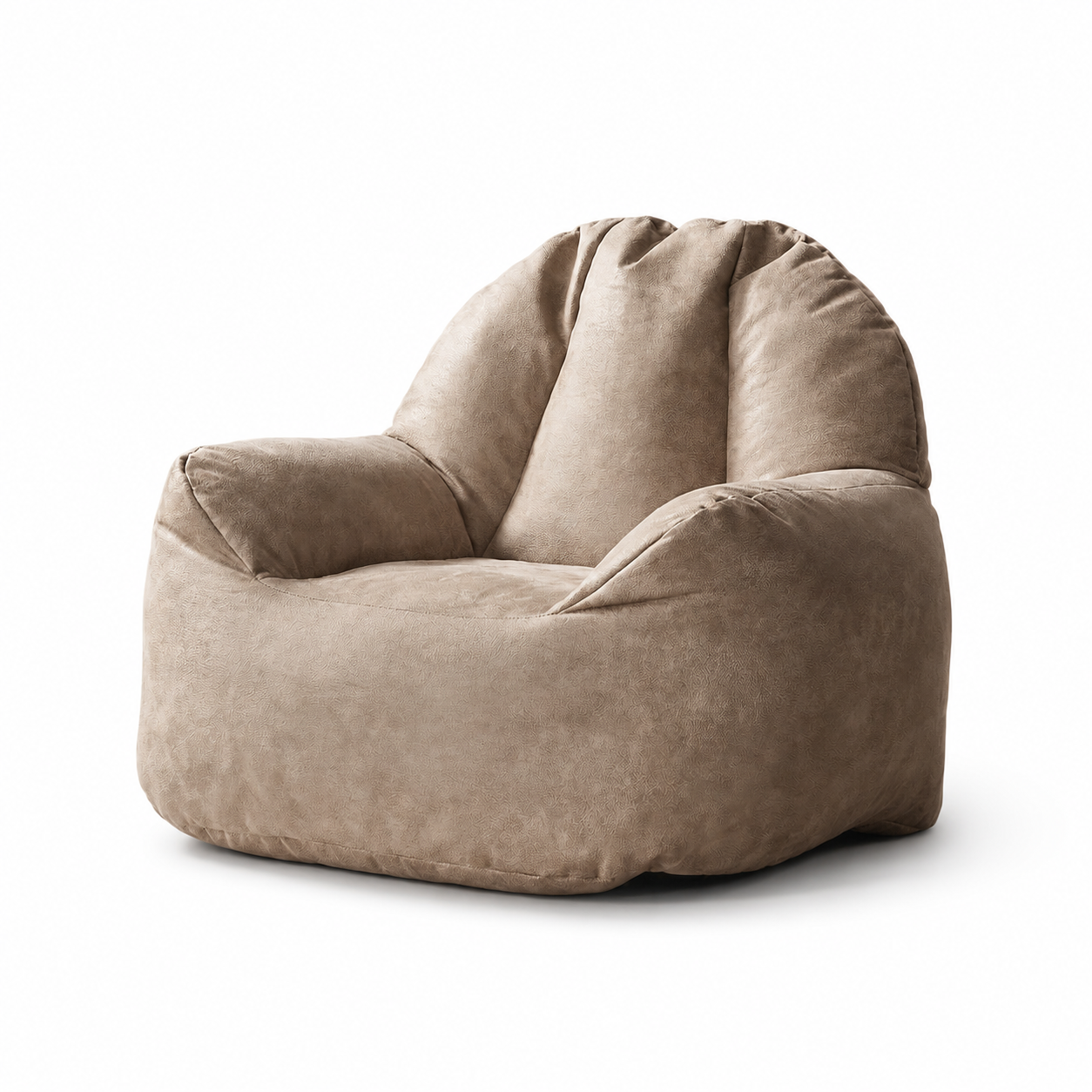 Pouf en cuir premium