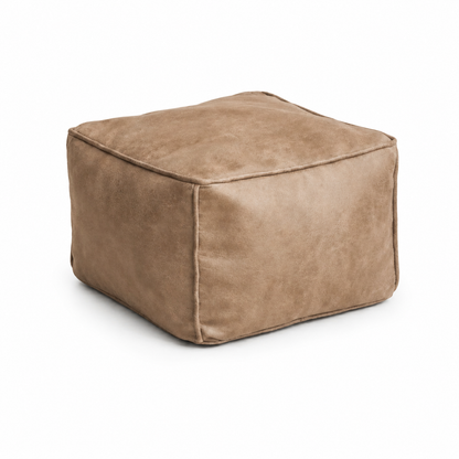 Pouf repose-pied cube
