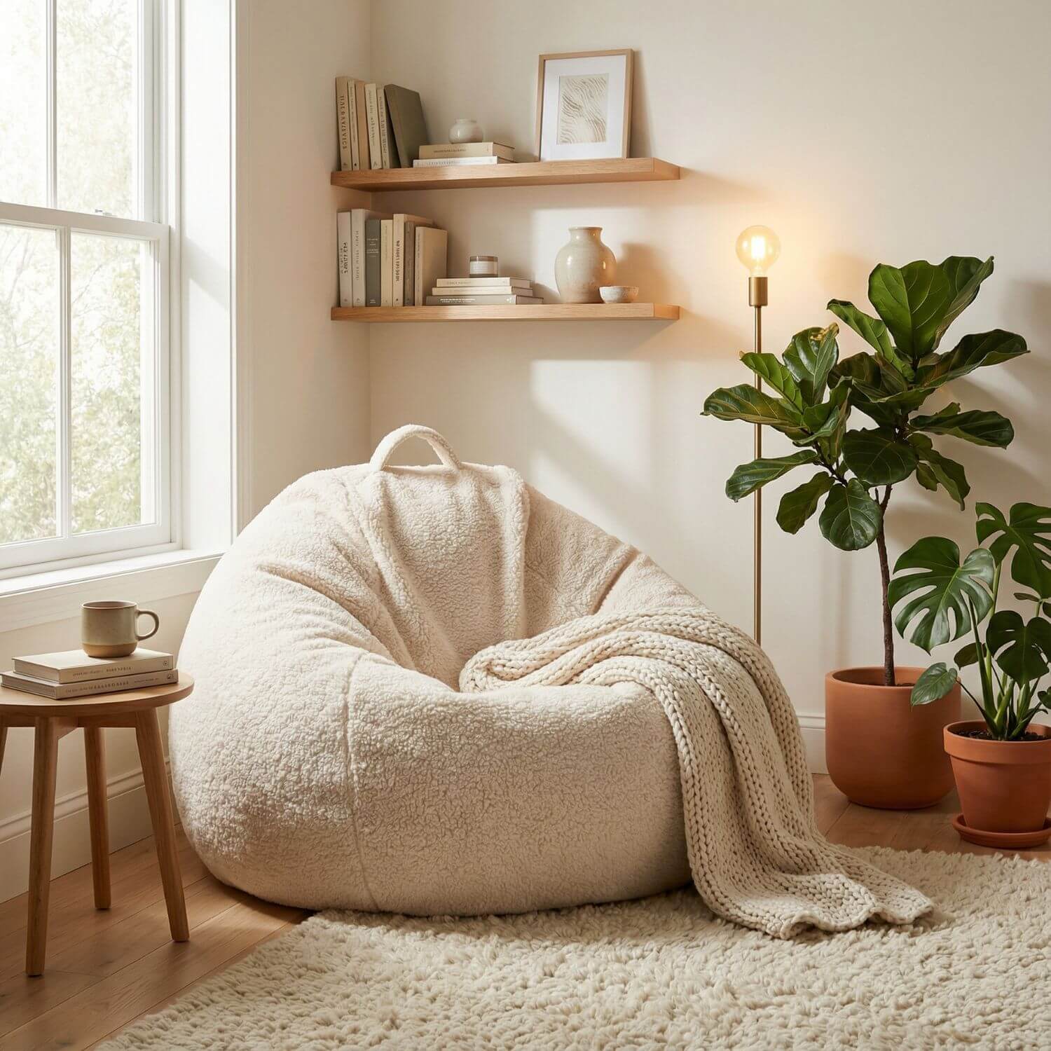 Pouf poire doux